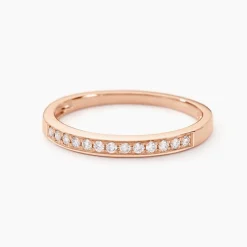 Histoire d'Or Alliance Rhea Or Rose Diamant