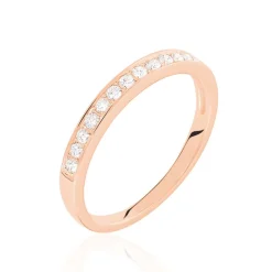 Histoire d'Or Alliance Rhea Or Rose Diamant Discount