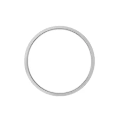 Histoire d'Or Alliance Rhodium Ruban Plat Palladium Bicolore Discount