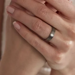 Histoire d'Or Alliance Roberto Ruban Plat Palladium Blanc Best