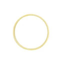 Histoire d'Or Alliance Romaine Demi Jonc Classique Or Bicolore