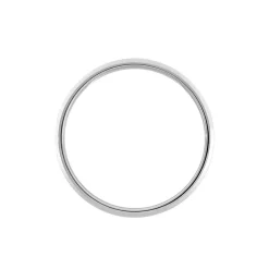 Histoire d'Or Alliance Rominus Ruban Plat Palladium Blanc Clearance