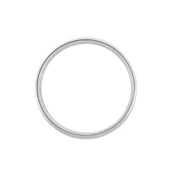 Histoire d'Or Alliance Rominus Ruban Plat Palladium Blanc Best