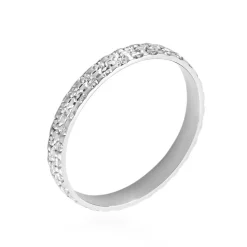 Histoire d'Or Alliance Roxie Demi Jonc Classique or blanc Hot