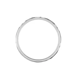 Histoire d'Or Alliance Samiha Ruban Plat Or Blanc Clearance