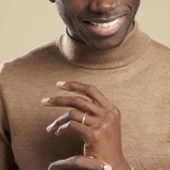 Histoire d'Or Alliance Samiha Ruban Plat Or Blanc Clearance