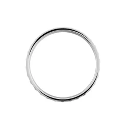 Histoire d'Or Alliance Satine Diamantee Ruban Plat Or Blanc Best