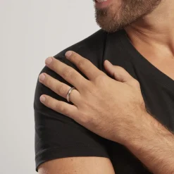 Histoire d'Or Alliance Shelanda Ruban Plat Or Bicolore Discount