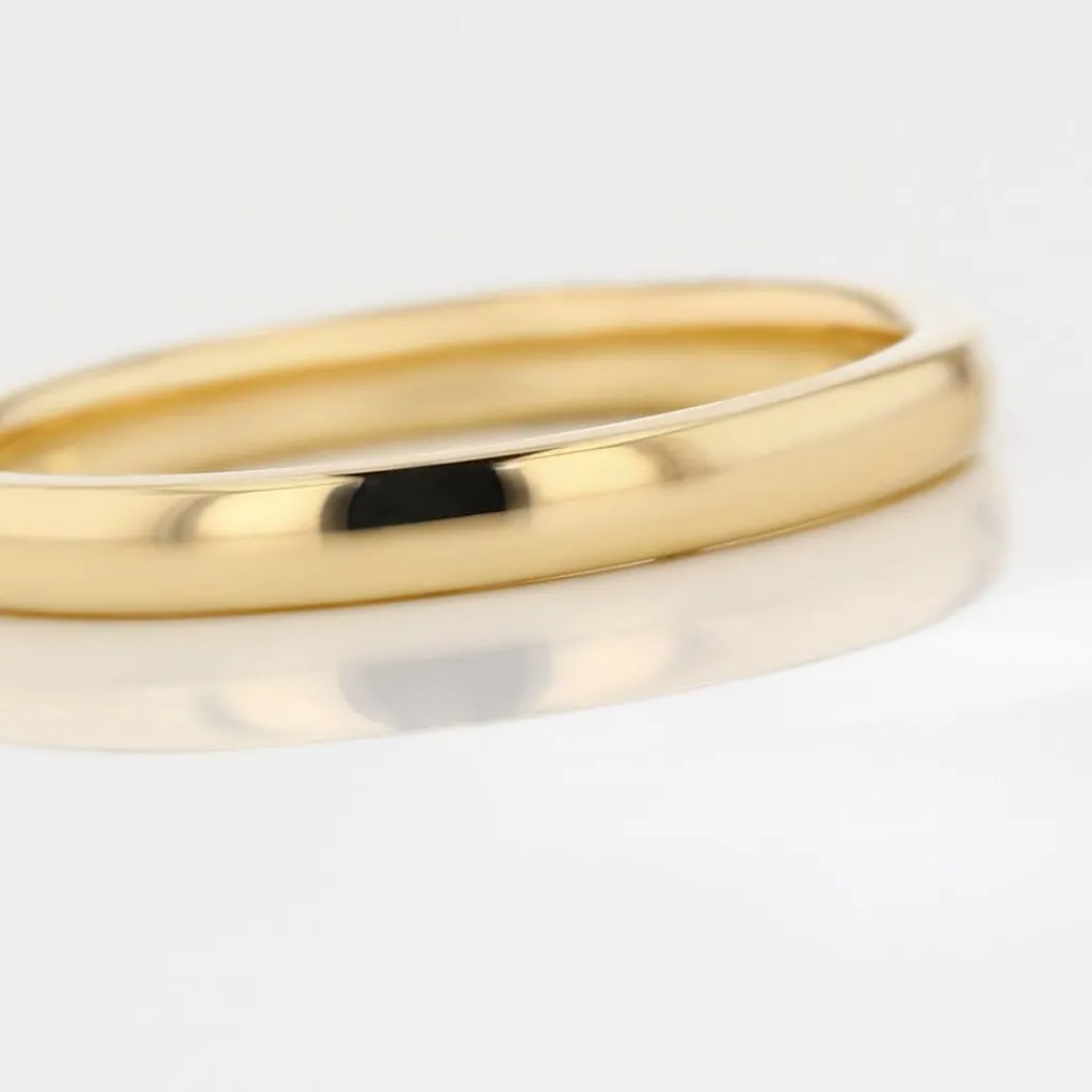 Histoire d'Or Alliance Sirona Demi Jonc Confort or blanc Online