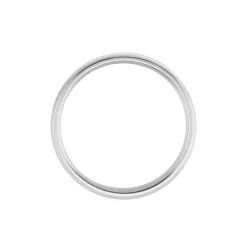 Histoire d'Or Alliance Sirona Demi Jonc Confort or blanc Discount