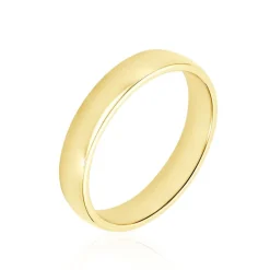 Histoire d'Or Alliance Sirona Demi Jonc Confort Or Jaune or blanc Discount