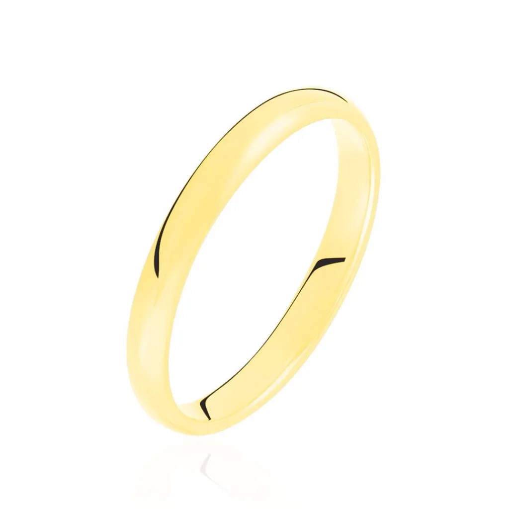 Histoire d'Or Alliance Sonia Demi Jonc Confort or jaune Outlet