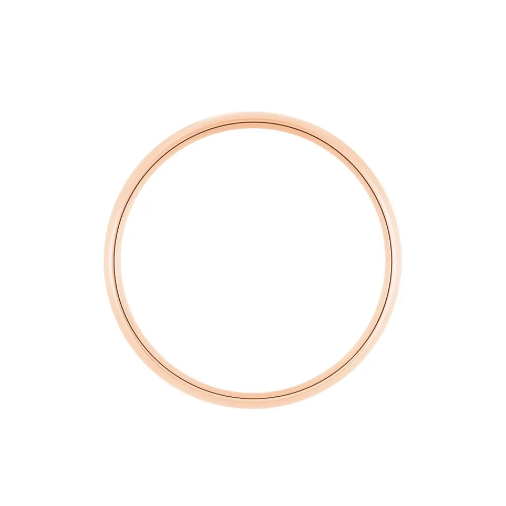 Histoire d'Or Alliance Sonia Demi Jonc Confort or rose