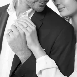 Histoire d'Or Alliance Sonia Demi Jonc Confort or rose