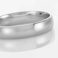 Histoire d'Or Alliance Sonia Demi Jonc Confort or blanc Discount