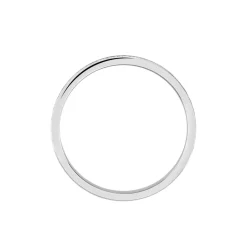 Histoire d'Or Alliance Sylvaincine Ruban Plat Or Blanc Discount