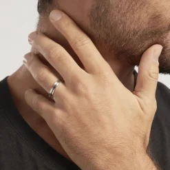 Histoire d'Or Alliance Telio Ruban Plat Or Blanc Outlet