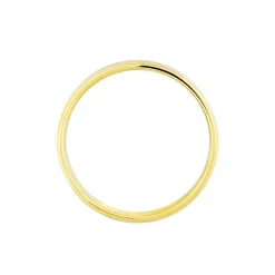 Histoire d'Or Alliance Triade Ruban Plat Or Tricolore Clearance