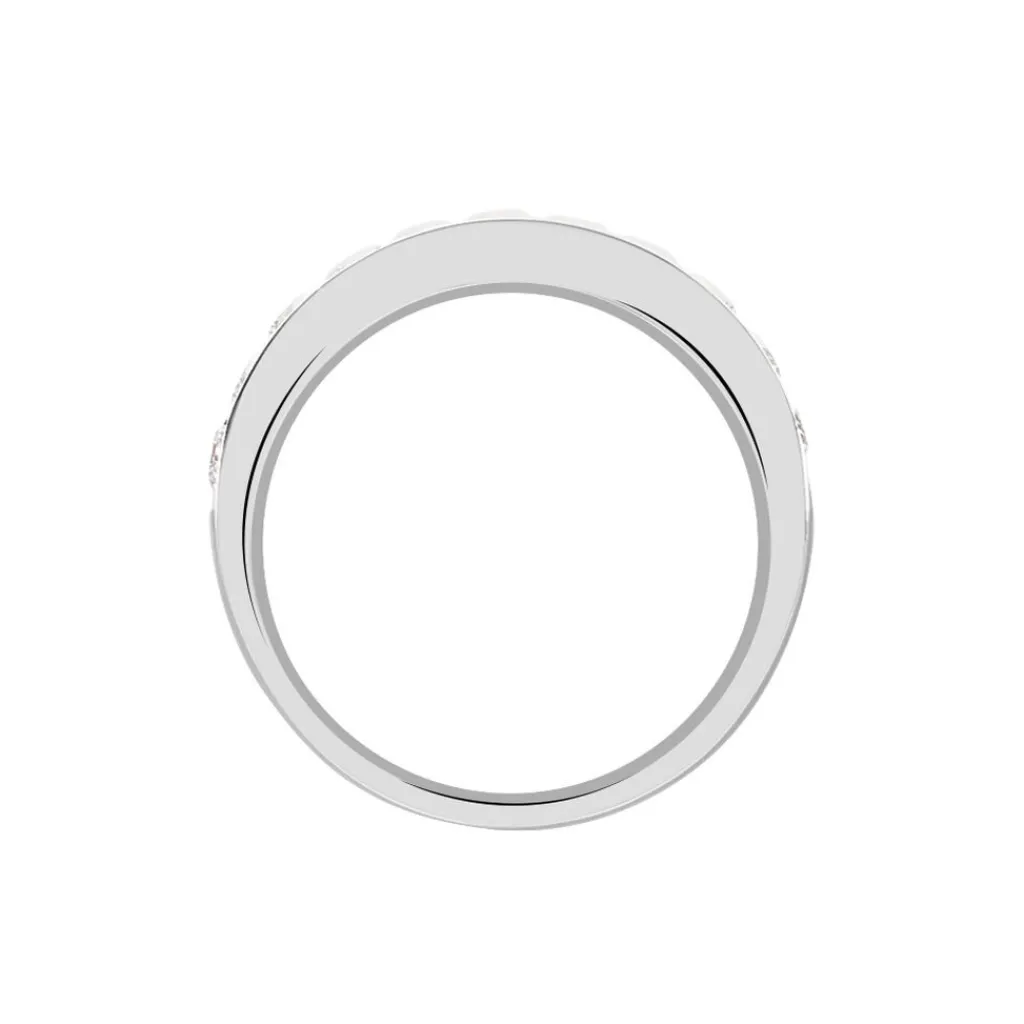 Histoire d'Or Alliance Valentine Or Blanc Diamant Synthetique Sale