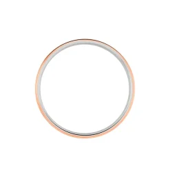 Histoire d'Or Alliance Valliamee Or Bicolore New