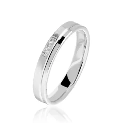 Histoire d'Or Alliance Velina Or Blanc Diamant Online