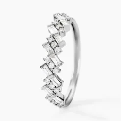 Histoire d'Or Alliance Zachary Or Blanc Diamant Synthétique Clearance