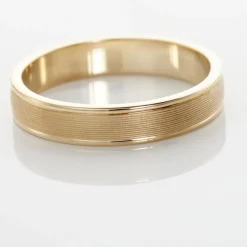 Histoire d'Or Alliance Zeus Ruban Plat Or Jaune Online