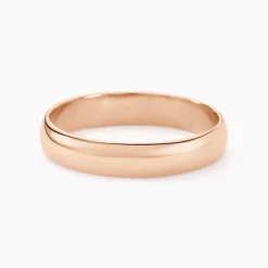 Histoire d'Or Alliances Argent Rose Alexyne Jonc Bombe 4mm Best