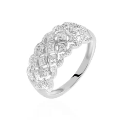 Histoire d'Or Bague Abbas Or Blanc Diamant Clearance