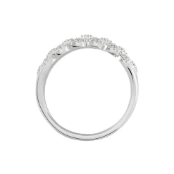 Histoire d'Or Bague Abbas Or Blanc Diamant Clearance