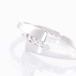 Histoire d'Or Bague Abbie Or Blanc Diamant
