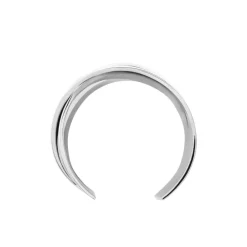 Histoire d'Or Bague Acier Blanc acier argenté