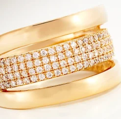 Histoire d'Or Bague Adelicia Plaqué Or Jaune Oxyde De Zirconium Sale