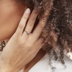 Histoire d'Or Bague Adeline Or Blanc Diamant Best