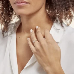 Histoire d'Or Bague Adeline Or Blanc Diamant Best