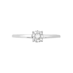 Histoire d'Or Bague Adeline Or Blanc Diamant Online