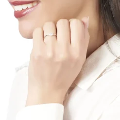 Histoire d'Or Bague Adelisa Or Blanc Diamant Best