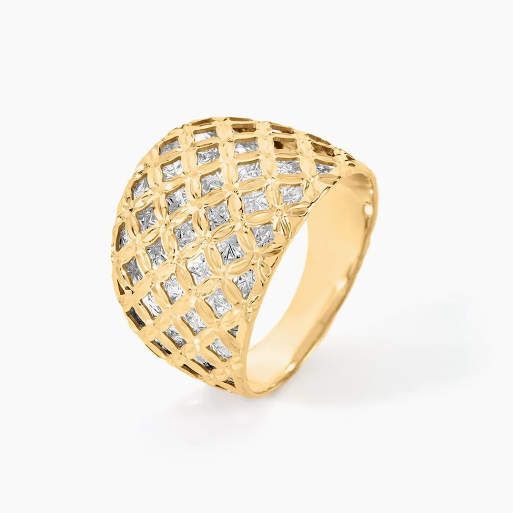 Histoire d'Or Bague Adonijah Or Bicolore Discount