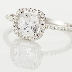 Histoire d'Or Bague Adrienne De Zirconium or blanc oxyde Online