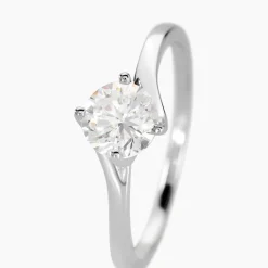 Histoire d'Or Bague Afsa Argent Blanc Oxyde De Zirconium Sale