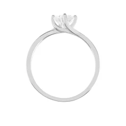 Histoire d'Or Bague Afsa Argent Blanc Oxyde De Zirconium Sale