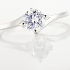 Histoire d'Or Bague Afsa Argent Blanc Oxyde De Zirconium Sale