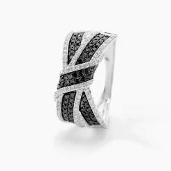 Histoire d'Or Bague Agnes or blanc diamant