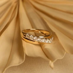 Histoire d'Or Bague Agostina Or Jaune Oxyde De Zirconium Hot