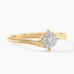 Histoire d'Or Bague Agrafena Or Jaune Diamant Discount