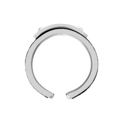 Histoire d'Or Bague Ahamd Acier Blanc Discount