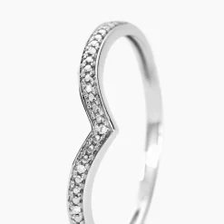 Histoire d'Or Bague Aindreas Or Blanc Diamant