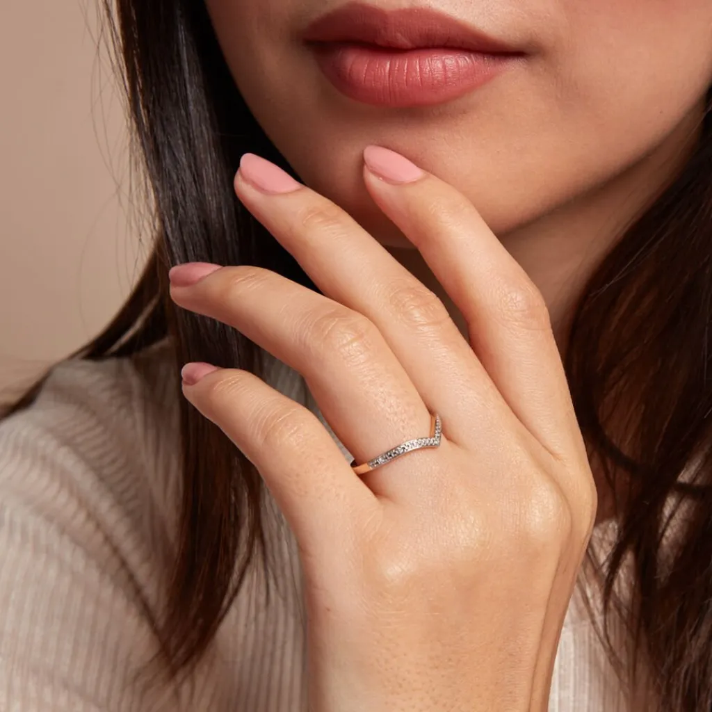 Histoire d'Or Bague Aindreas Or Blanc Diamant