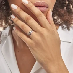 Histoire d'Or Bague Ainhoa or blanc diamant Sale