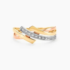 Histoire d'Or Bague Ainhoa Or Tricolore Diamant Clearance